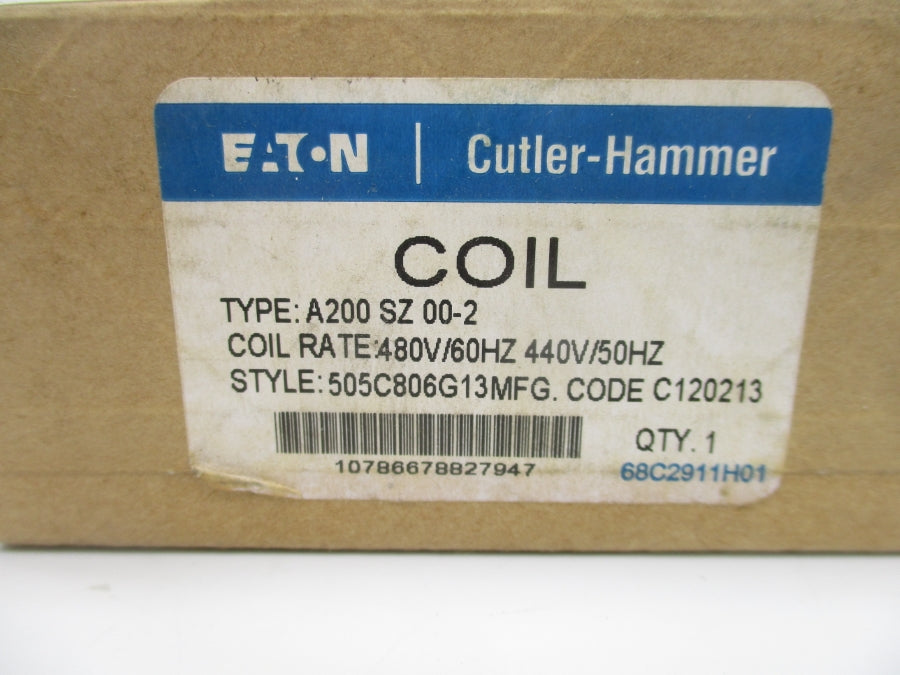 CUTLER HAMMER A200-SZ00-2 505C806G13 440/480V NSMP