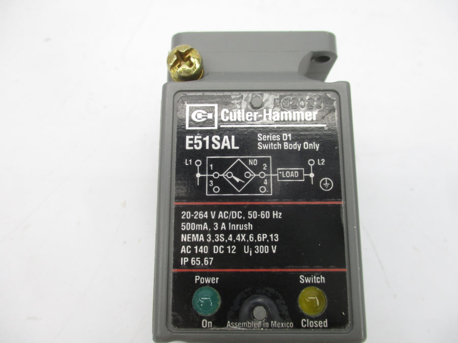 CUTLER HAMMER E51SAL SER. D1 20-264VAC/DC NSNP
