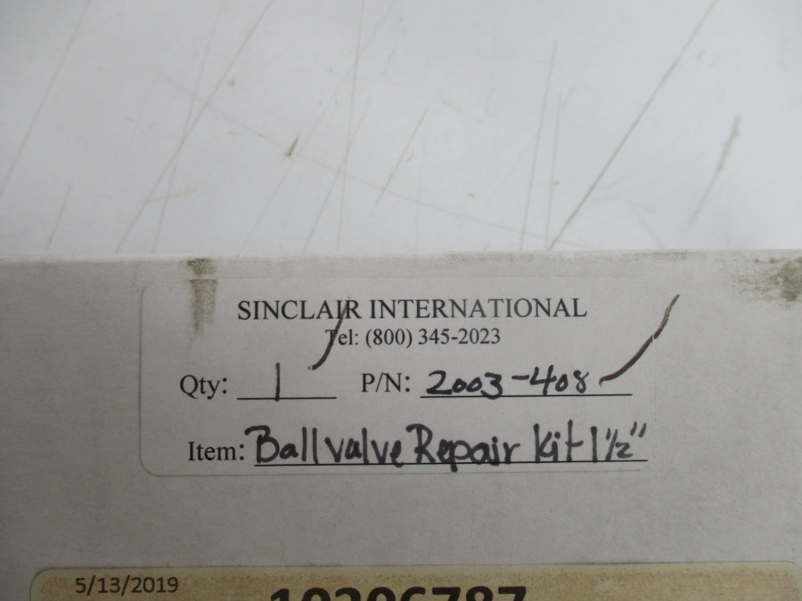 SINCLAIR INTERNATIONAL 2003-408 1-1/2" NSMP