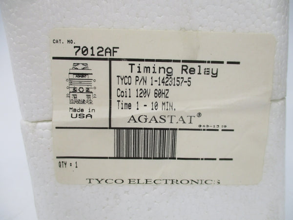 AGASTAT 7012A2F 1-1423157-5 120V 1-10M NSMP