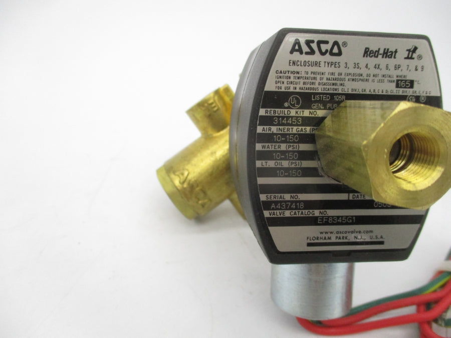 ASCO EF8345G1 110/120V 10-150PSI 1/4" NSNP