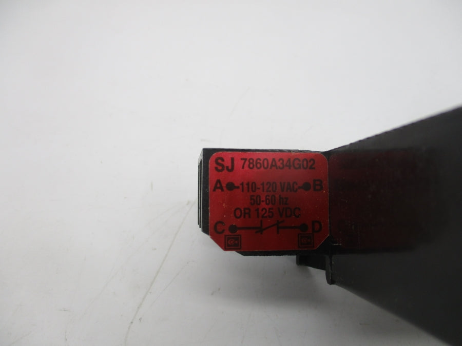 CUTLER HAMMER 7860A34G02 110-120VAC (AS PICTURED) NSNP