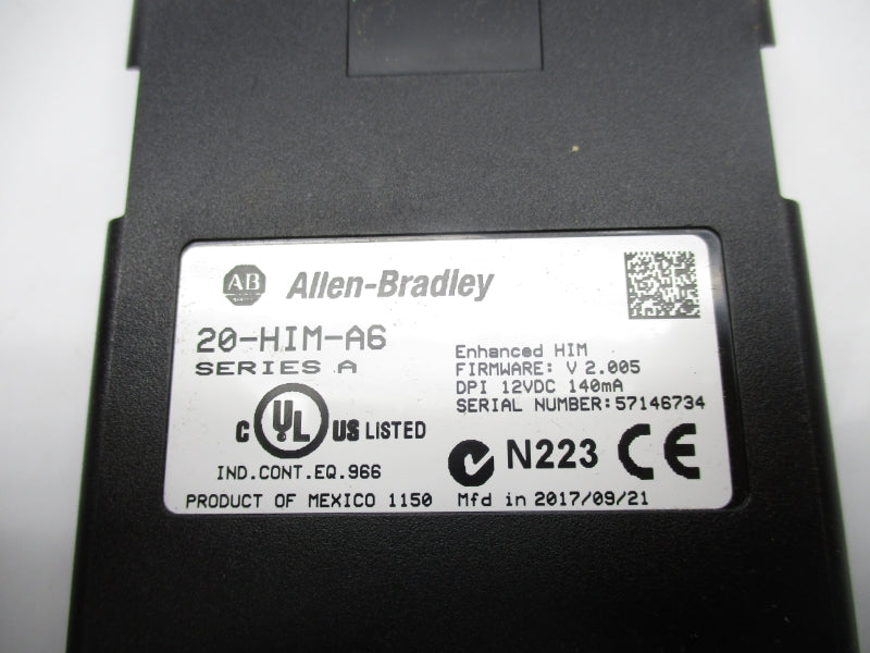 ALLEN BRADLEY 20-HIM-A6 SER. A F/W V2.005 12VDC NSNP