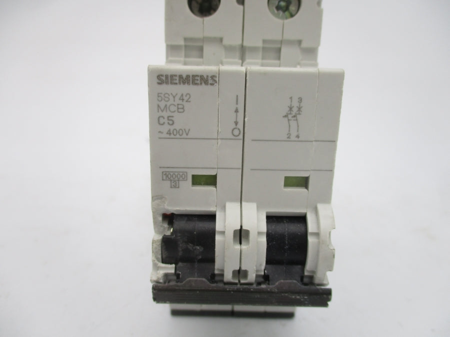 SIEMENS 5SY4211-7 5SY42MCBC5 400V 5A (AS PICTURED) UNMP