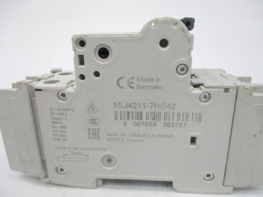SIEMENS 5SJ4211-7HG42 400V 5A UNMP