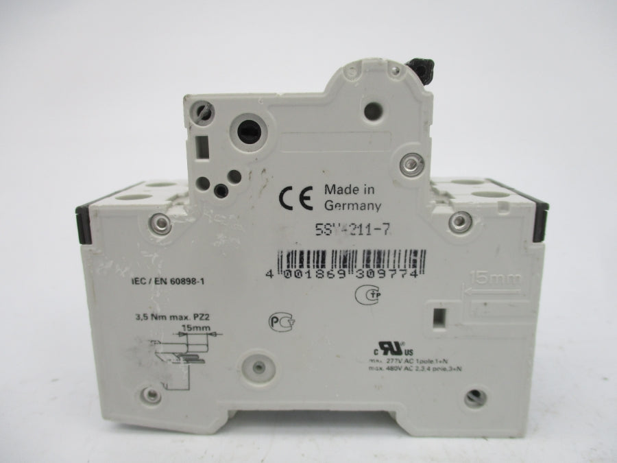 SIEMENS 5SY4211-7 5SY42MCBC5 400V 5A UNMP