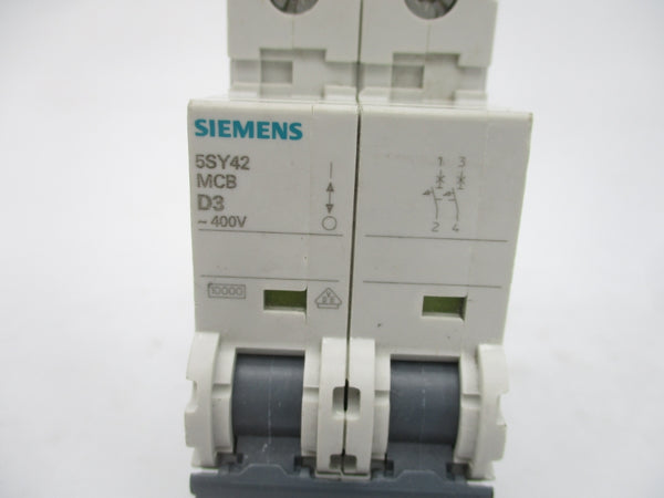 SIEMENS 5SY4203-8 5SY42MCBD3 400V 3A NSNP