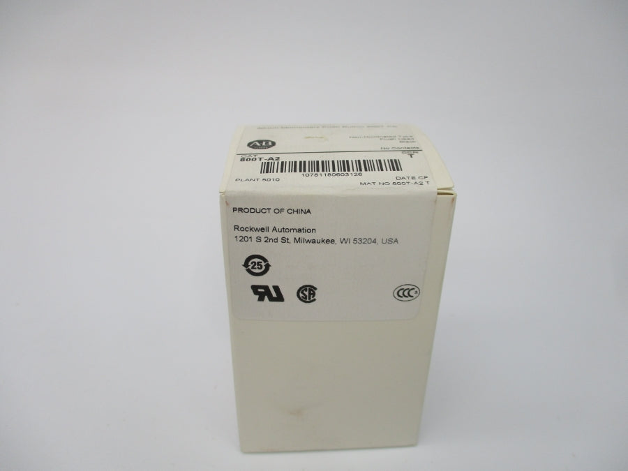ALLEN BRADLEY 800T-A2 SER. T (WH) NSFS