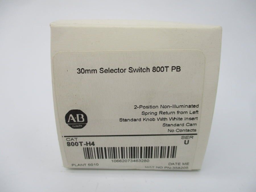 ALLEN BRADLEY 800T-H4 SER. U (WH) NSFS