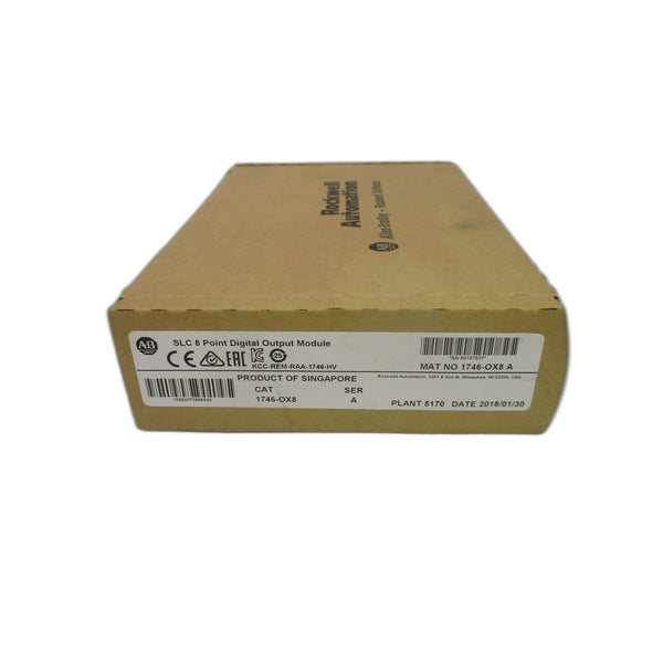 ALLEN BRADLEY 1746-OX8 SER. A DATE: 2018 NSFS