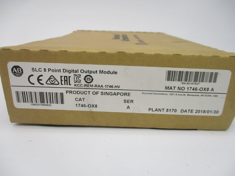 ALLEN BRADLEY 1746-OX8 SER. A DATE: 2018 NSFS