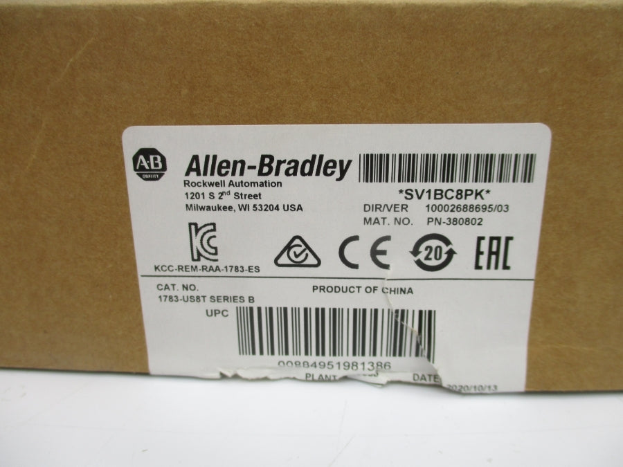 ALLEN BRADLEY 1783-US8T SER. B 24V NSMP