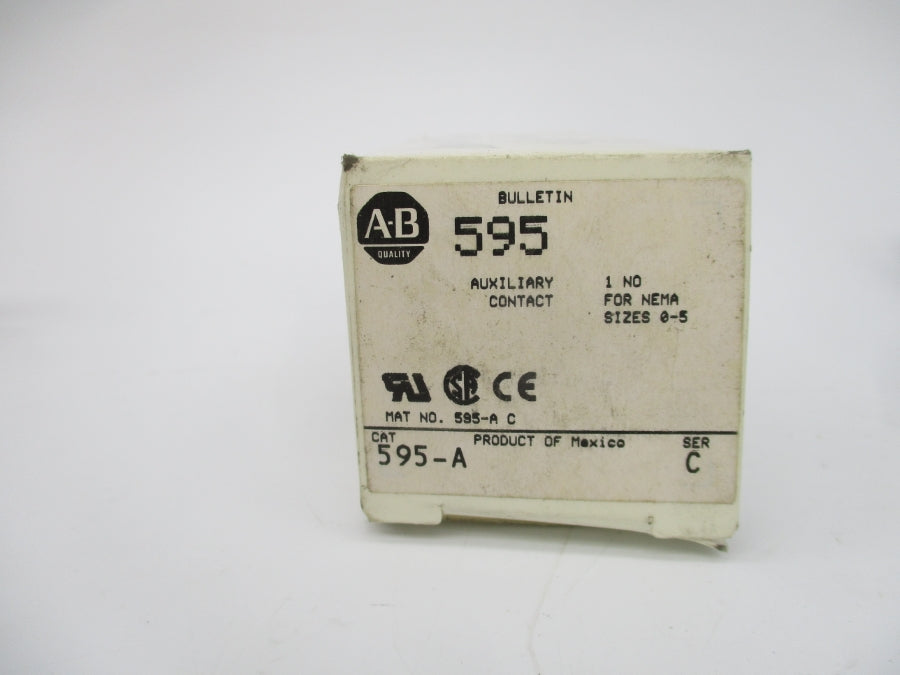 ALLEN BRADLEY 595-A SER. C 600VAC (WH) NSMP