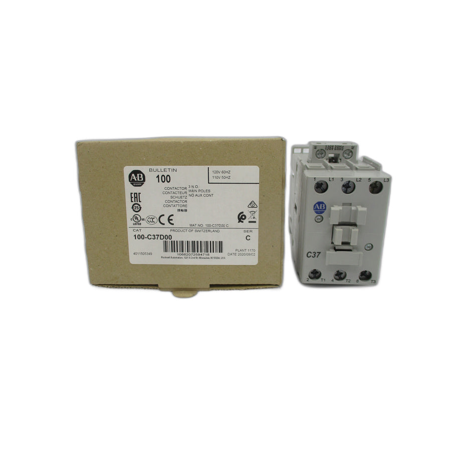 INDUSTRIAL SPARE PART 100-C37D00 SER. C 110/120V (BR/WH) NSMP