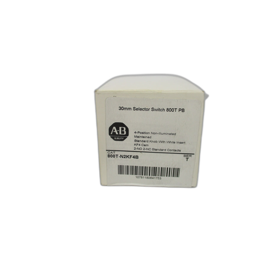 ALLEN BRADLEY 800T-N2KF4B SER. T (WH) NSFS