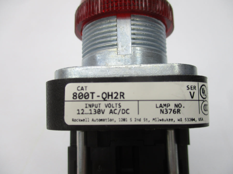INDUSTRIAL SPARE PART 800T-QH2R SER. V 12-130VAC/DC (NO BULB) (WH) NSMP
