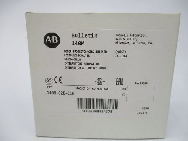 ALLEN BRADLEY 140M-C2E-C16 SER. C 10-16A NSMP
