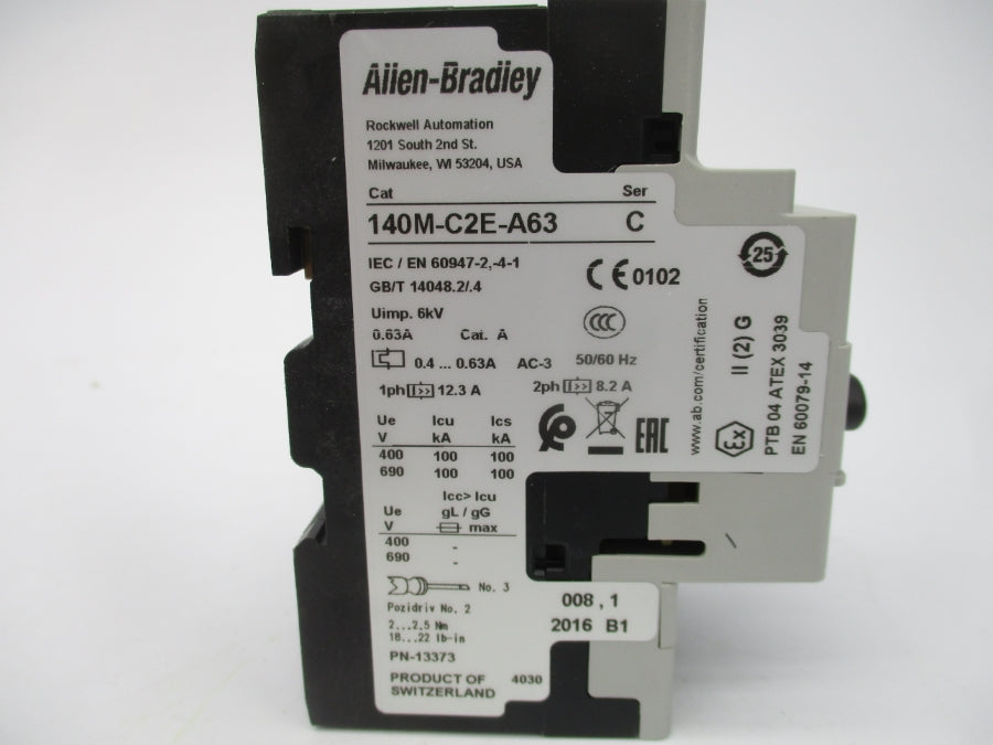 INDUSTRIAL SPARE PART 140M-C2E-A63 SER. C 690V .4-.63 (WH) NSMP