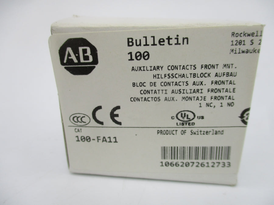 INDUSTRIAL SPARE PART 100-FA11 SER. B 600VAC 10A (WH) NSMP
