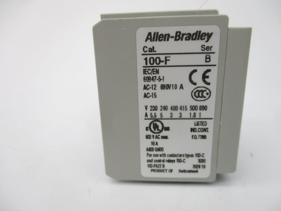 INDUSTRIAL SPARE PART 100-FA22 SER. B 600VAC 10A (WH) NSMP