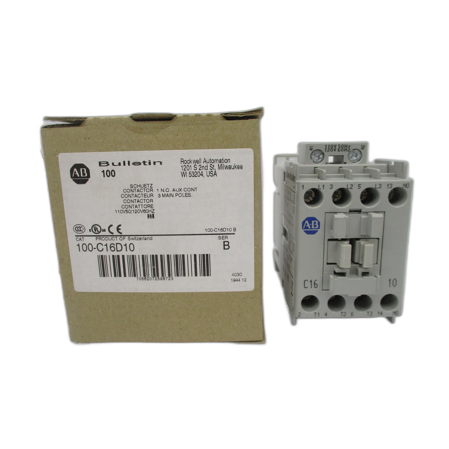 INDUSTRIAL SPARE PART 100-C16D10 SER. B 110/120V (BR/WH) NSMP