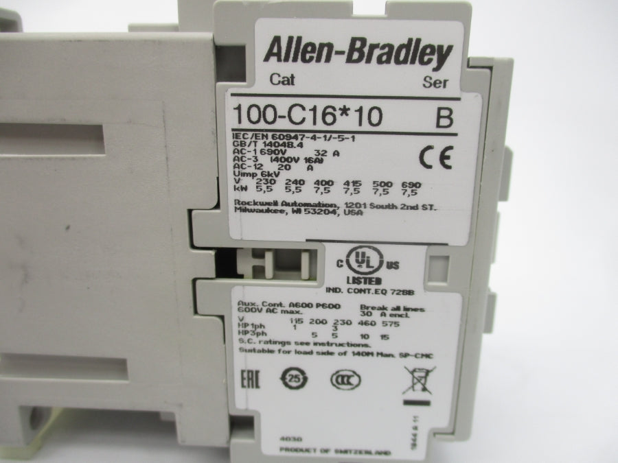 INDUSTRIAL SPARE PART 100-C16D10 SER. B 110/120V (BR/WH) NSMP