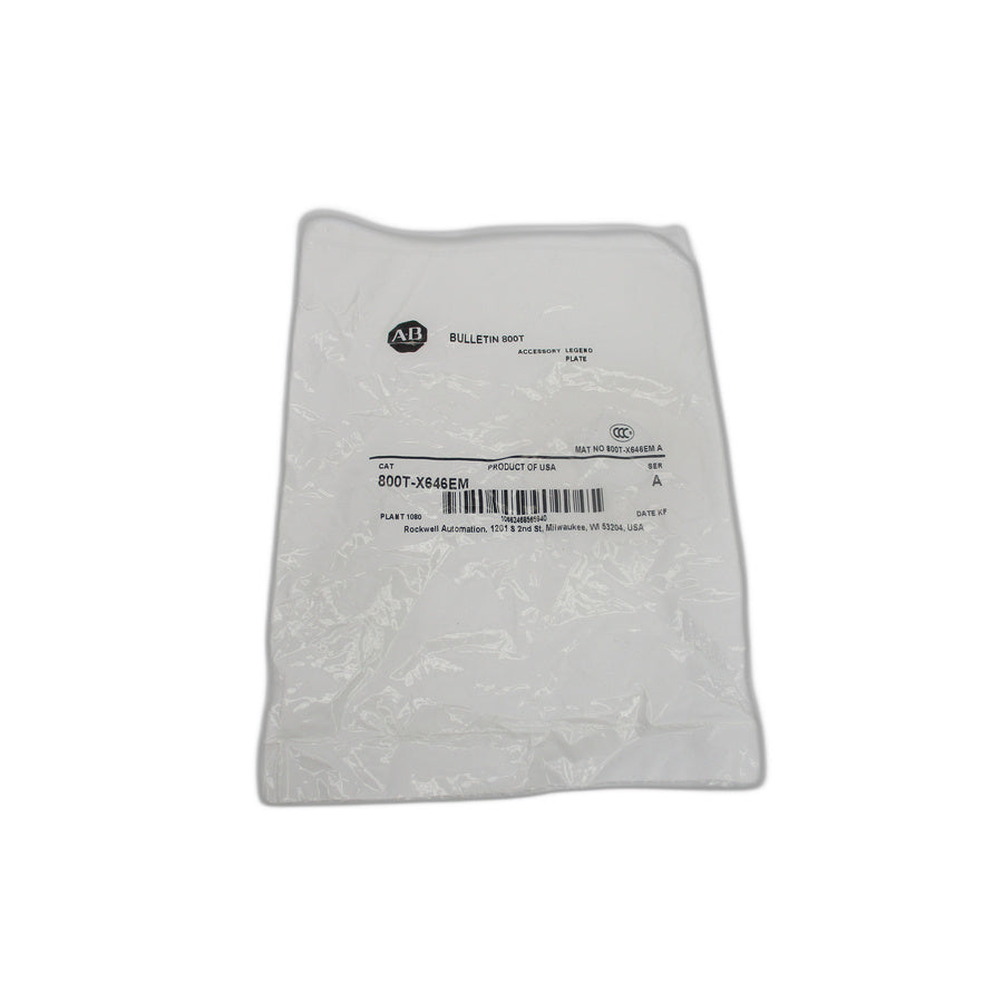 INDUSTRIAL SPARE PART 800T-X646EM SER. A NSMP