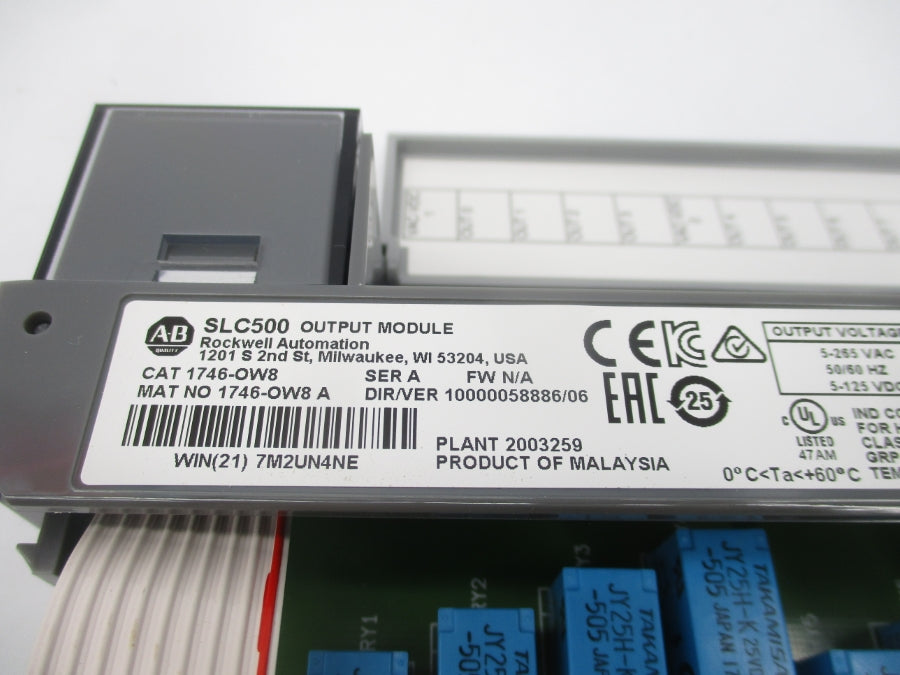 ALLEN BRADLEY 1746-OW8 SER. A 5-265VAC 15A NSMP
