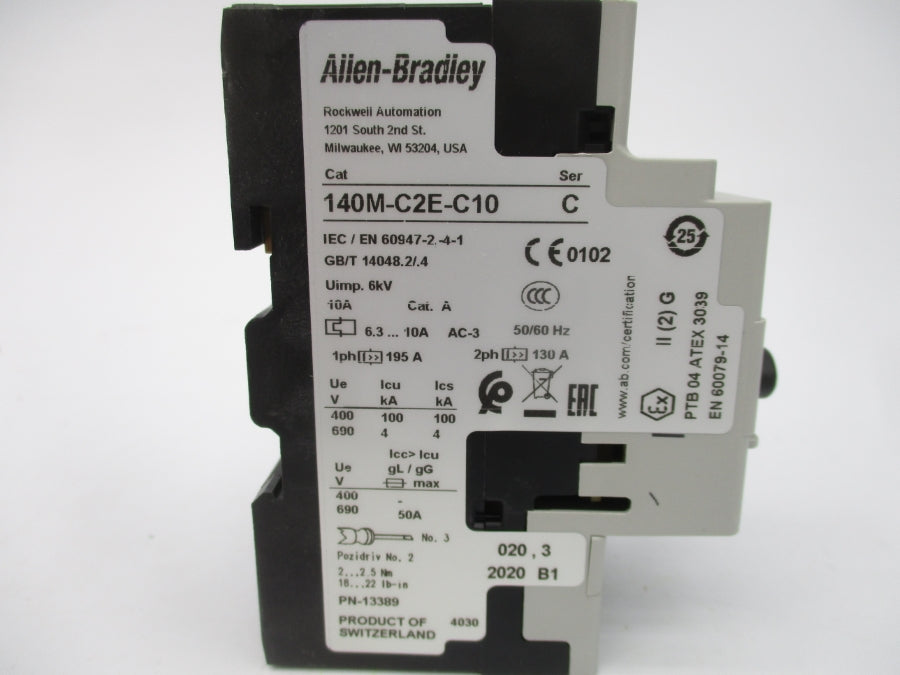 INDUSTRIAL SPARE PART 140M-C2E-C10 SER. C 690V 6.3-10A (WH) NSMP