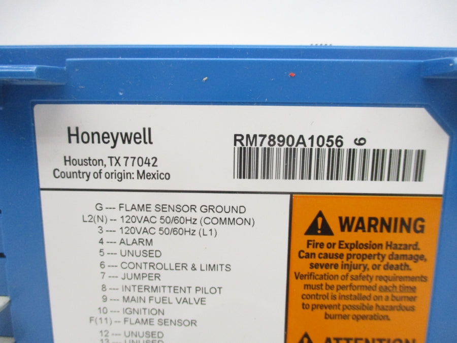HONEYWELL RM7890A1056 120VAC NSMP