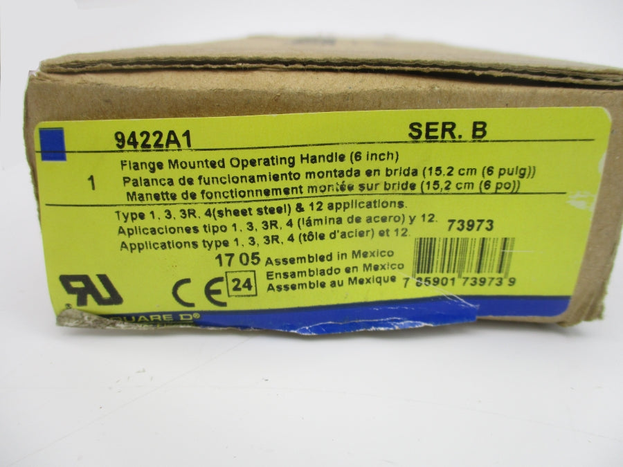 SQUARE D 9422A1 SER. B 6" NSMP