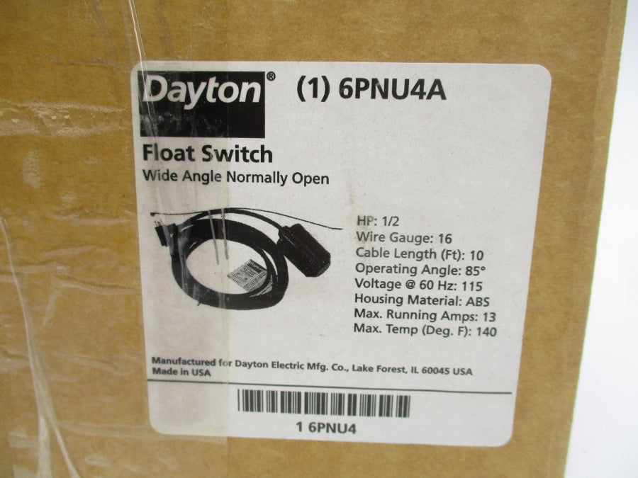 DAYTON 6PNU4A 115V 13A 85' 10' NSMP