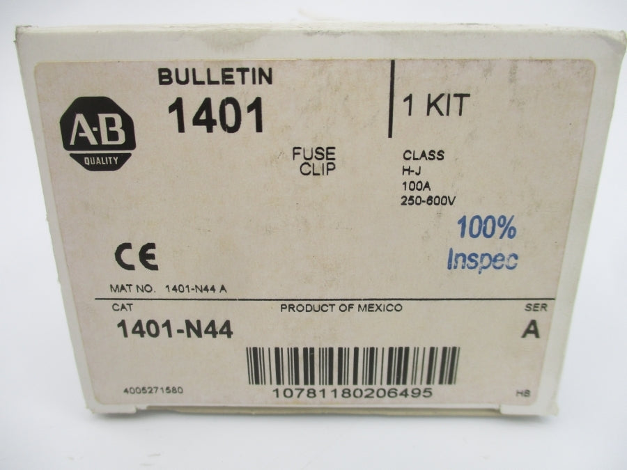 ALLEN BRADLEY 1401-N44 SER. A 250-600V 100A (WH) NSMP