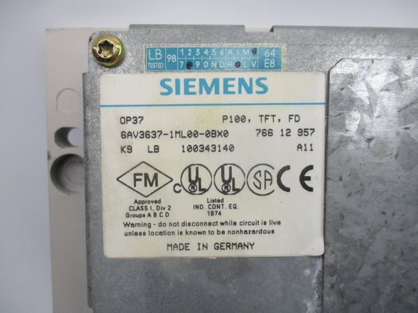 SIEMENS 6AV3637-1ML00-0BX0 UNMP