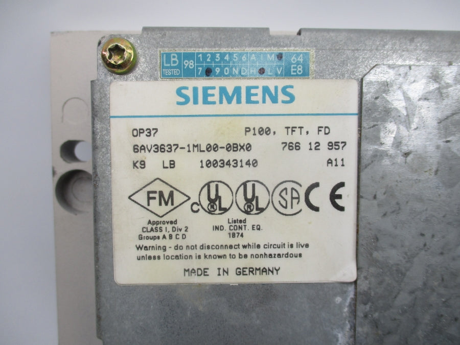 SIEMENS 6AV3637-1ML00-0BX0 UNMP