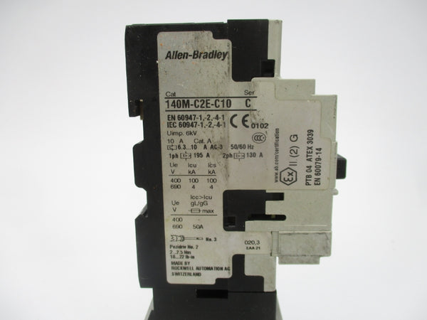 INDUSTRIAL SPARE PART 190E-KNNZJ2-CC10R-D SER. A 690V 6.3-10A UNMP