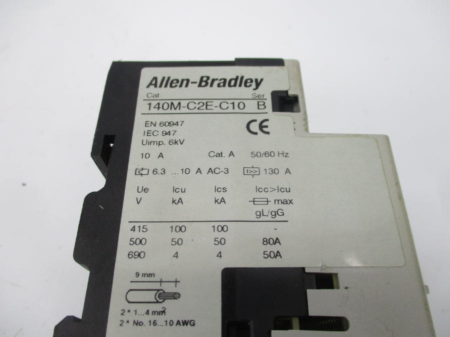 ALLEN BRADLEY 190E-NNZ242-CC10R-D SER. B 690V 6.3-10A UNMP