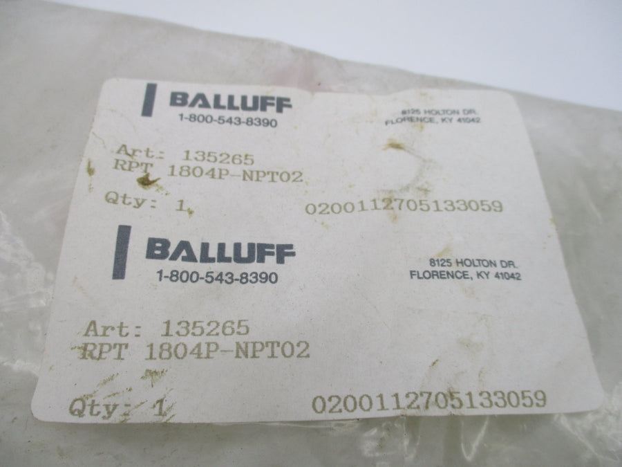 BALLUFF RPT-1804P-NPT02 12VDC NSMP