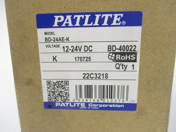 PATLITE BD-24AE-K 12-24VDC NSMP