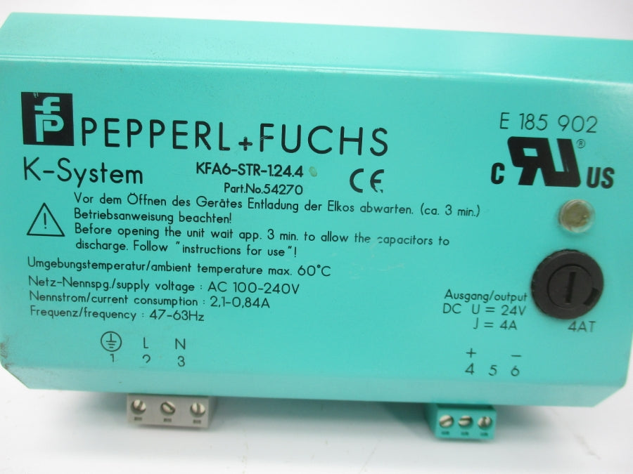 PEPPERL+FUCHS KFA6-STR-1.24.4 054270 100-240VAC NSMP