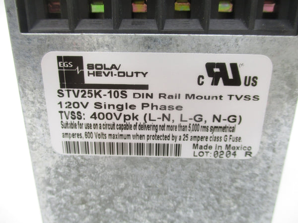 SOLA STV25K-10S 120V NSMP