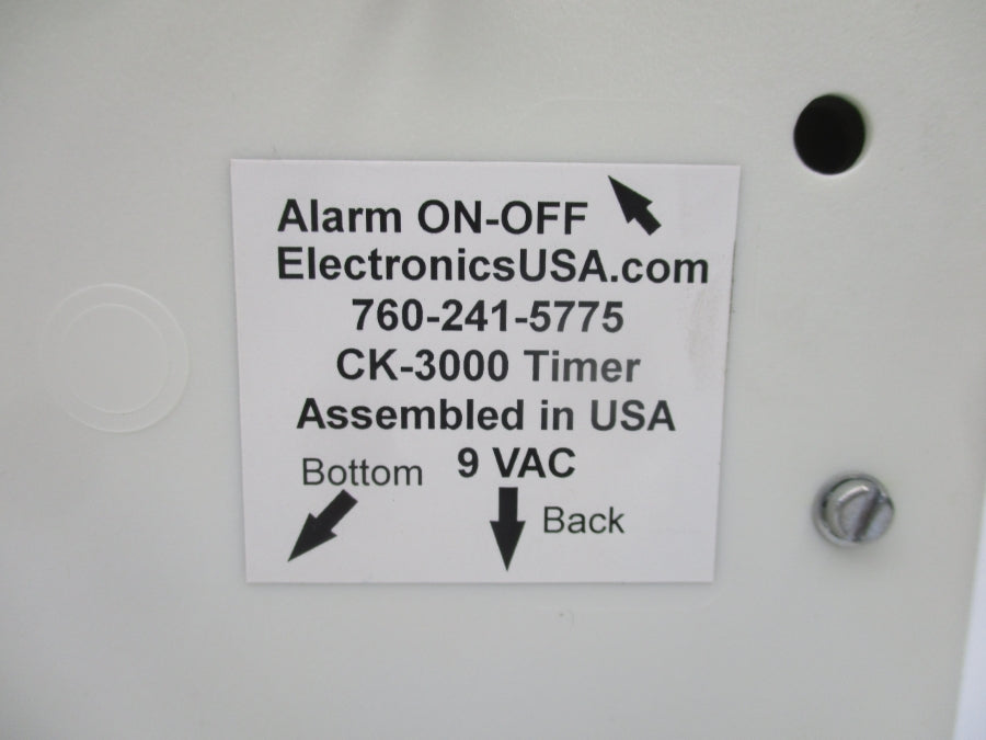 ELECTRONICS USA CK-3000 120VAC NSMP