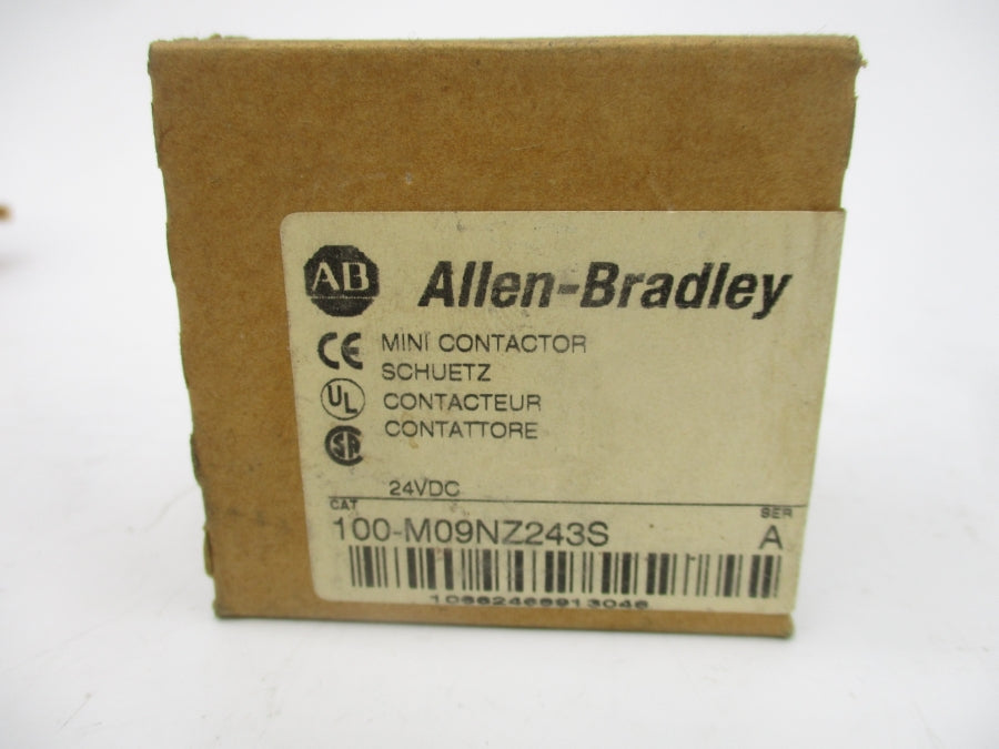 ALLEN BRADLEY 100-M09NZ243S SER. A 24VDC (BR/WH) NSMP