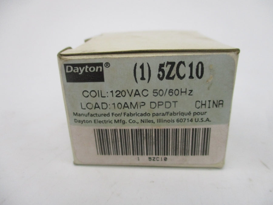 DAYTON 5ZC10 120VAC 10A NSMP