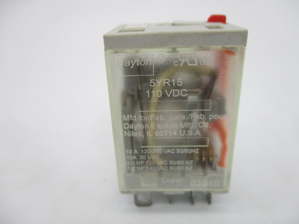 DAYTON 5YR15 110VDC 10A NSMP