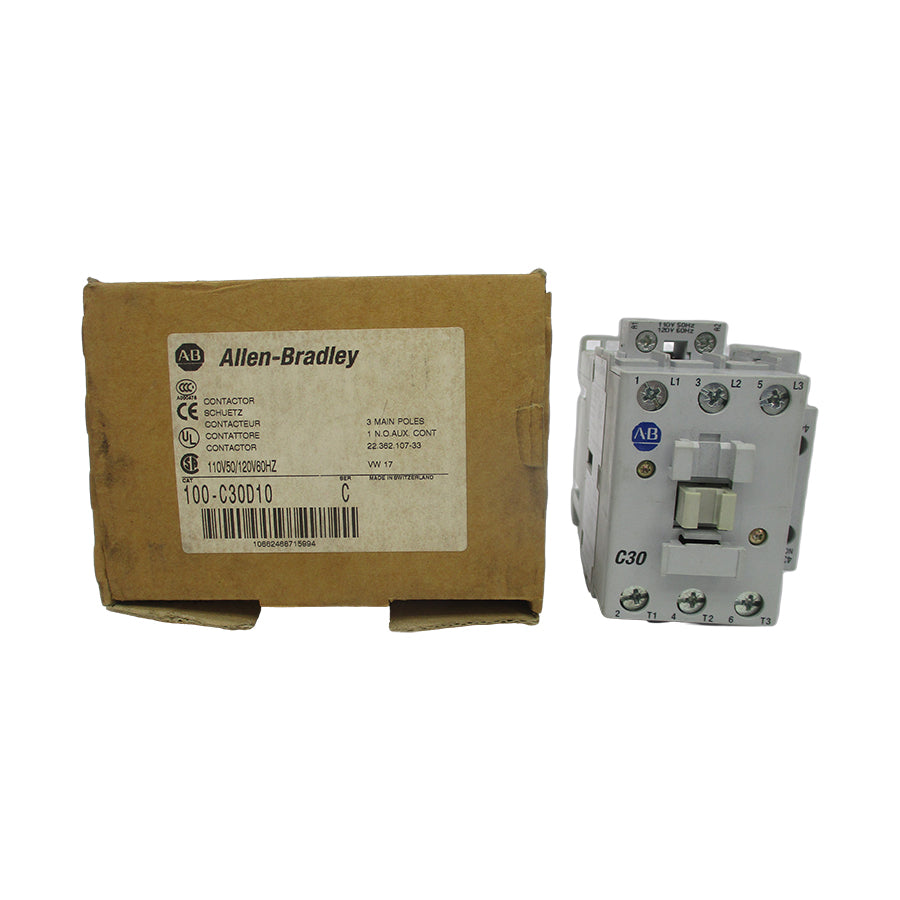 INDUSTRIAL SPARE PART 100-C30D10 SER. C 110/120V (BR/WH) NSMP