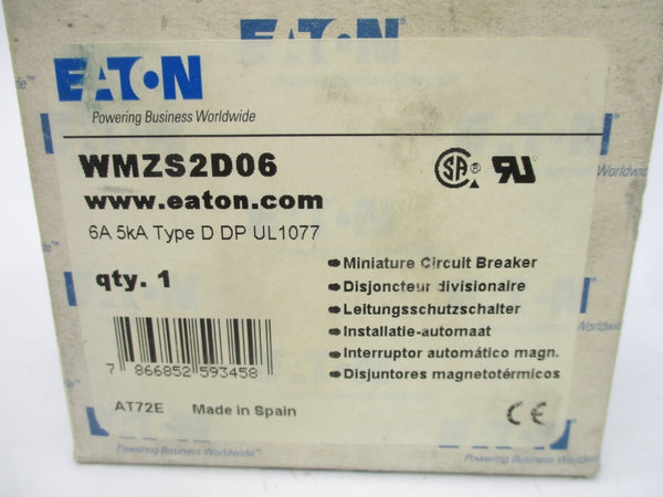 EATON WMZS2D06 277/480VAC 6A NSMP
