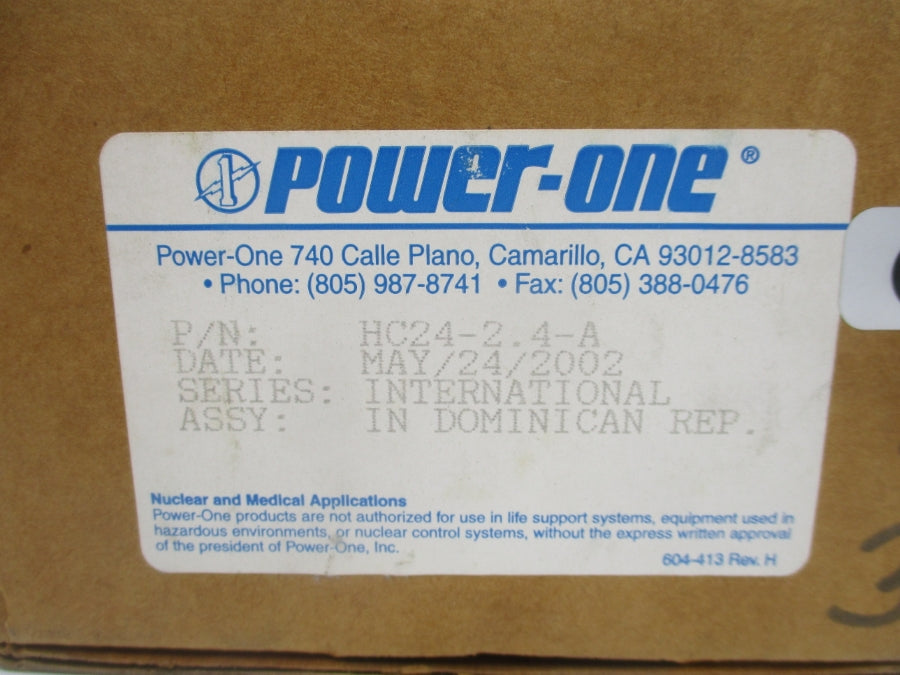 POWER ONE HC24-2.4-A 24VDC 2.4A NSMP
