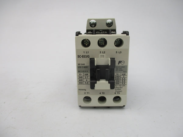 FUJI ELECTRIC SE12AG-E SC-E03/G 24VDC NSMP