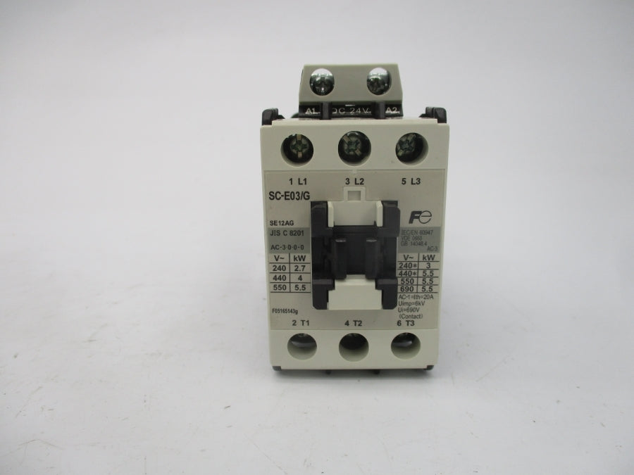 FUJI ELECTRIC SE12AG-E SC-E03/G 24VDC NSMP